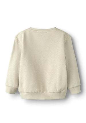 Name It Mini Boy Saku Lion Long Sleeve Sweater, Beige