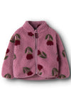 Name It Mini Girl Onelda Teddy Tulip Long Sleeve Fleece, Pink