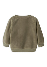 Name It Baby Boy Oliwer Long Sleeve Fleece, Green