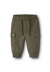 Name It Baby Boy Cargo Joggers, Green