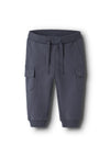 Name It Baby Boy Cargo Joggers, Navy