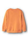 Name It Mini Boy Ollie Fox Long Sleeve Sweater, Orange