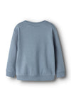 Name It Mini Boy Ollie Bear Long Sleeve Sweater, Blue