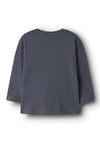 Name It Mini Boy Vilasse Racoon Long Sleeve Top, Navy