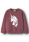 Name It Mini Girl Venus Long Sleeve Sweater, Pink