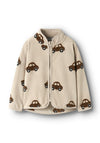 Name It Mini Boy Car Long Sleeve Fleece, Beige