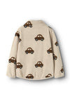 Name It Mini Boy Car Long Sleeve Fleece, Beige