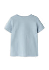 Name It Baby Boy Hole Giraffe Short Sleeve Tee, Blue