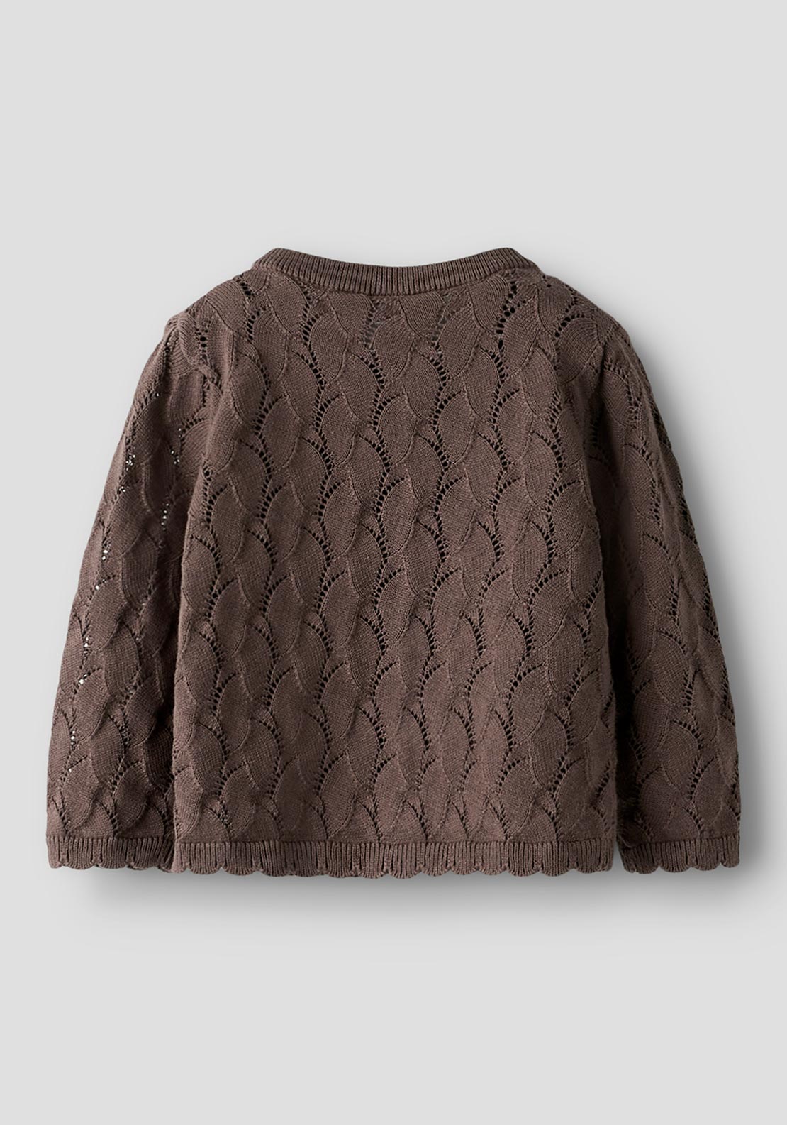 Name It Baby Girl Najsa Long Sleeve Cardigan, Brown