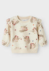 Name It Baby Girl Noise Long Sleeve Sweater, Beige