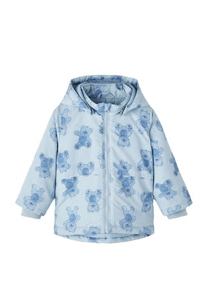 Name It Baby Boys Teddy Jacket, Blue Fog