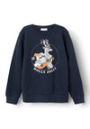 Name It Kid Boy Rejul Long Sleeve Christmas Sweater, Dark Sapphire LS SWEAT