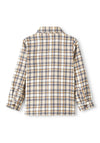 Name It Mini Boy Resoren Long Sleeve Checked Shirt, Buttercream