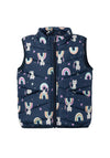 Name It Mini Girls My Lane Kitty Vest, Dark Sapphire