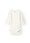 Name It Baby Girl Ranie Long Sleeve Bodysuit, Jet Stream