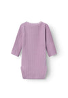 Name It Baby Girl Ranie Long Sleeve Bodysuit, Lavender Mist
