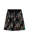 Name It Kid Girl Romilla Sequins Glitter Skirt, Black