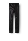 Name It Kid Girl Rebekka Shiny Legging, Black