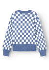 Name It Kid Girl Savianne Long Sleeve Knitted Jumper, Velvet Morning