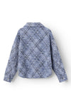 Name It Kid Girl Siyar Woven Overshirt Jacket, Velvet Morning