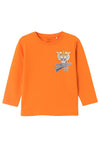 Name It Mini Boy Sakana Long Sleeve Top, Russet Orange