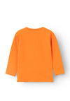 Name It Mini Boy Sakana Long Sleeve Top, Russet Orange