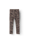 Name It Mini Girl Leopard Leggings, Oxford Tan