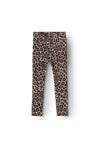 Name It Mini Girl Leopard Leggings, Oxford Tan