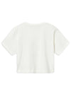 Name It Kid Girl Nole Short Sleeve Tee, Jet Stream