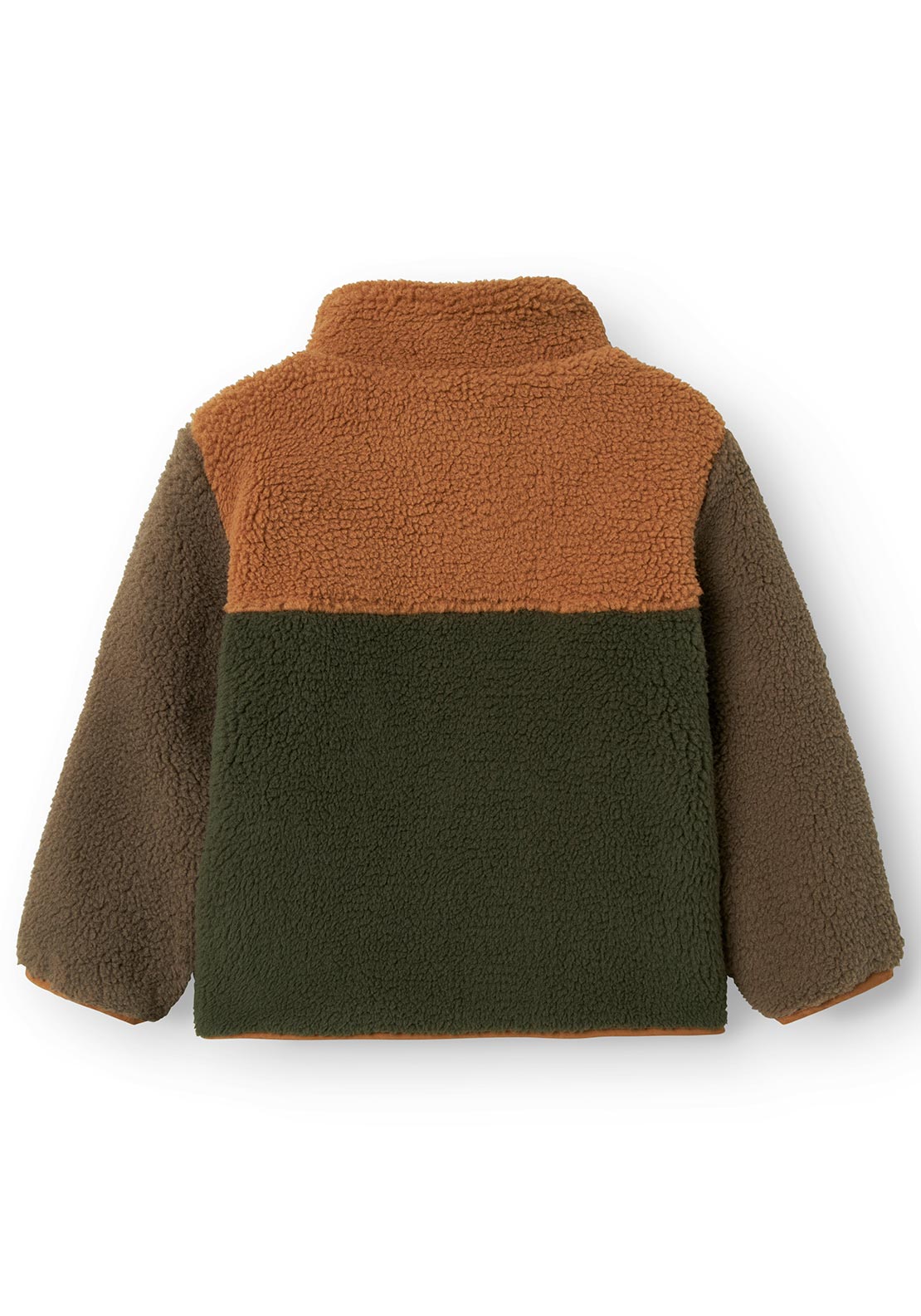 Name It Mini Boy Monico Teddy Fleece Jacket, Beige