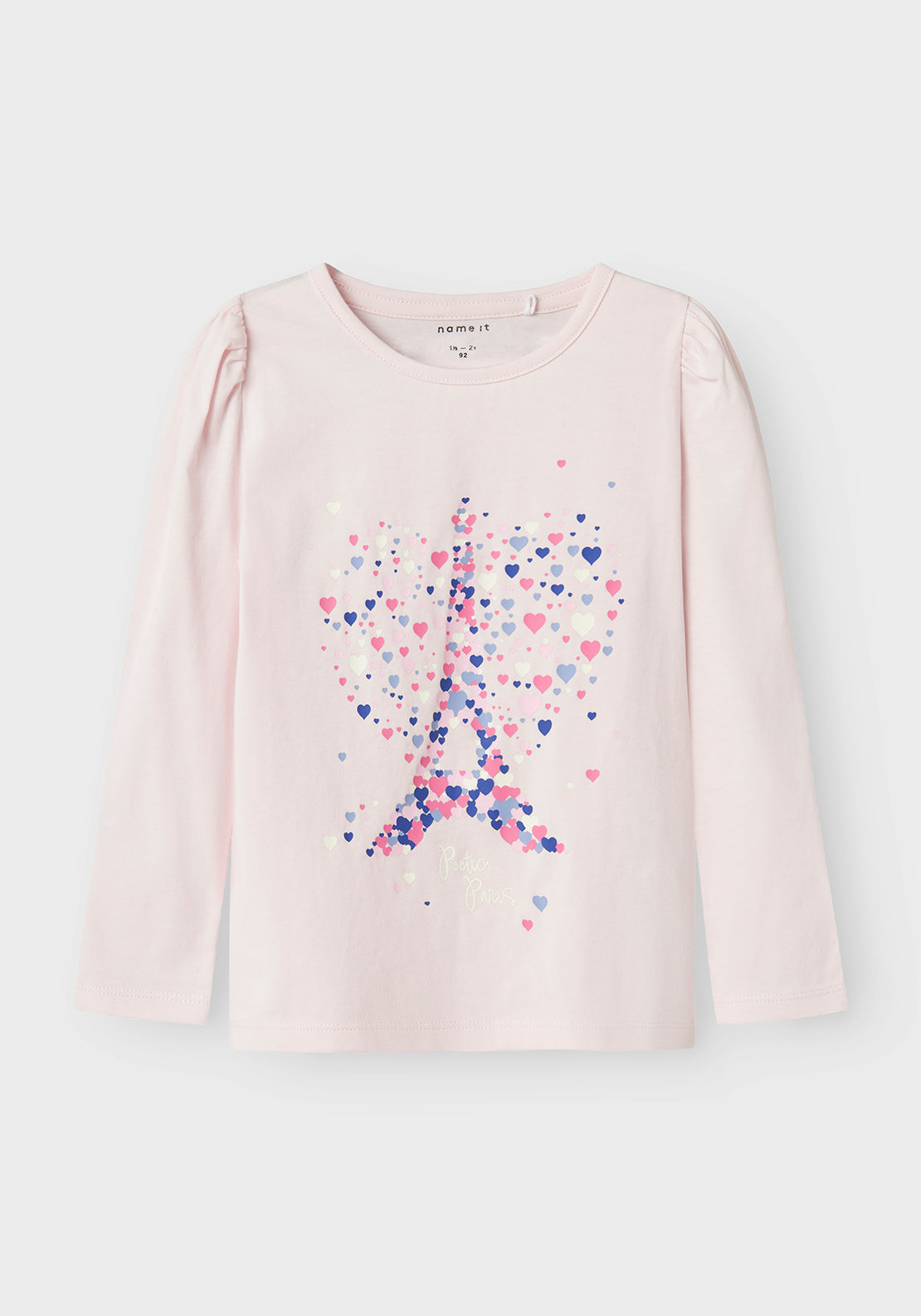Name It Mini Girl Ollia Long Sleeve Top, Pink