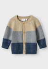 Name It Baby Boy Noller Long Sleeve Knit Cardigan, Blue