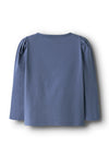 Name It Mini Girl Ollia Long Sleeve Top, Blue
