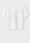 Name It Kid Girl Votea Short Sleeve Top, Bright White