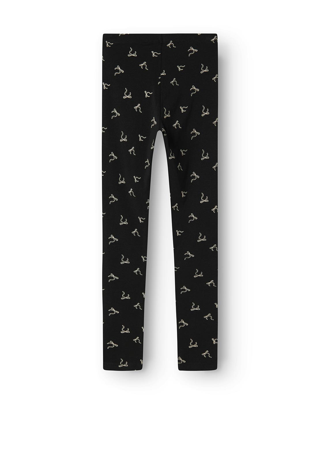 Name It Kid Girl Vivian Bow Print Legging, Black