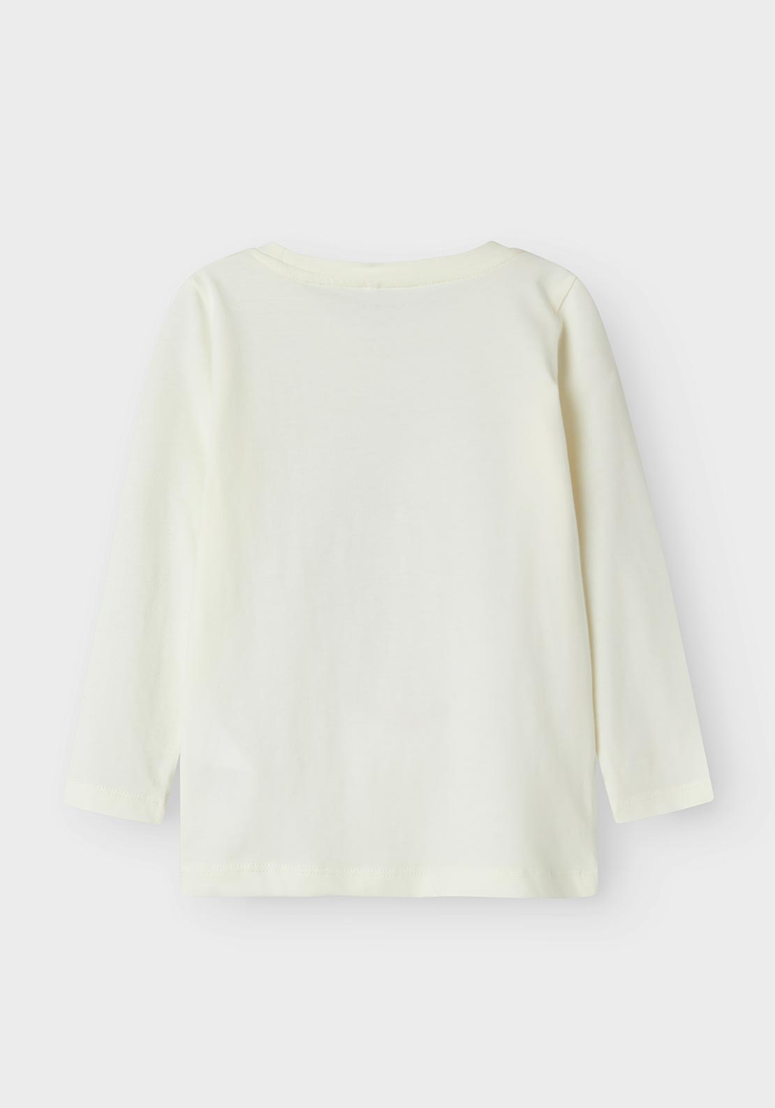 Name It Mini Girl Ninna Long Sleeve Top, Off White