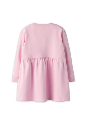 Name It Mini Girl Driva Long Sleeve Floral Dress, Pink