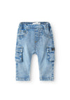 Name It Baby Boy Ben Baggy Cargo Jean, Blue