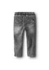 Name It Mini Boy Ryan Slim Elasticated Waist Jean, Grey