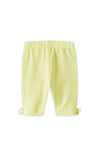 Name It Baby Girl Funniez Capri Bow Legging, Yellow