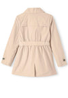 Name It Kid Girl Madelin Trench Coat, Savannah Tan