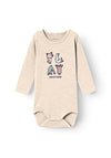 Name It Baby Boy Tombo Long Sleeve Body, Pure Cashmere