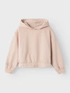 Name It Kid Girl Banola Long Sleeve Hoodie, Sepia Rose