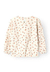 Name It Mini Girl Tirae Floral Sweater, Peyote Melange