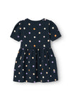Name It Mini Girl Fida Short Sleeve Dress, Dark Sapphire