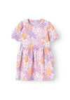 Name It Mini Girl Fida Short Sleeve Dress, Lilac Breeze