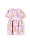 Name It Mini Girl Fida Short Sleeve Dress, Lilac Breeze