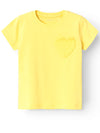 Name It Mini Girl Deas Short Sleeve Top, Yallow