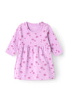 Name It Baby Girl Vandora Long Sleeve Dress, Violet Tulle