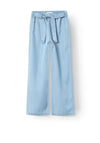 Name It Kid Girl Rosie Wide Leg Jean, Light Blue Denim